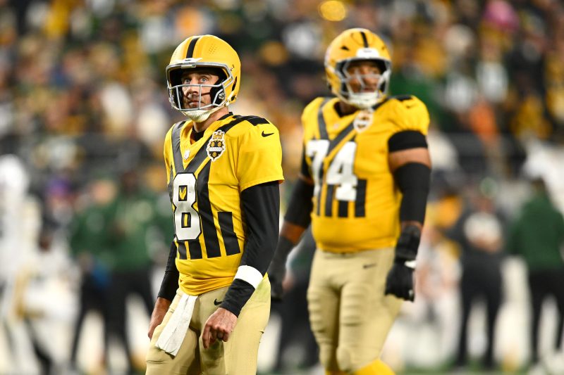Aaron Rodgers could only do so much to propel a Steelers team that came apart in the second half of Sunday’s loss to the Packers.
Jordan Love outpaced his predecessor and counterpart, igniting Green Bay with 360 passing yards and three TDs.
Rodgers said he was ‘disappointed’ by the outcome on a night when cheers of ‘Go, Pack, Go!’ rained down from the crowd late in the game.
PITTSBURGH – “Come get me.”
Aaron Rodgers was undoubtedly game for the challenge of trying to hang one on his former team when he teased a particular Green Bay Packers edge rusher while in the midst of the drama on Sunday night at Acrisure Stadium.
Then again, Rodgers should be careful of what he wishes for.
“I told him, ‘I’m getting close,’ ” Packers defensive end Rashan Gary recalled of the in-game banter with Rodgers from the 35-25 smashing of the Pittsburgh Steelers.
“He was saying, ‘I’m still moving good. I’m 41. You’ve got to come and get me, RG.’
“We got back to work, and I think they ran it the next play.”
Gary ultimately got to Rodgers, collecting two sacks, two quarterback hits and two tackles for a loss as the Packers defense forced the iconic quarterback to get off his rhythm in a contest that decisively flipped in the second half.
And that was just one layer of the trouble that left Rodgers and his team battered and frustrated after a second consecutive loss.
It wasn’t so much a prime-time showcase for a revitalized Rodgers to extract a measure of payback against the franchise he spent the first 18 years of his NFL career with.
Instead, it turned out to be the perfect opportunity for Rodgers’ former understudy, Jordan Love, to upstage his NFL mentor.
Love, 26, was simply fabulous – especially in a second half that saw the Packers score on all five of the their possessions, excluding the clock-killing drive at the end. In passing for 360 yards and three TDs with zero interceptions, Love provided another statement about the Packers’ future against the symbolic backdrop of the past.
It helped Green Bay (5-1-1) improve on its NFC-best record mark while the Steelers (4-3) stumbled yet again.
At one point, Love tied a franchise record by completing 20 consecutive passes. He weaved laser strikes into tight windows. He improvised to buy time for big plays. He stood tall in the face of blitzes and other forms of punishment. He was cool and confident.
Love looked, well, a lot like Rodgers in his prime.
“He was on fire,” Packers coach Matt LaFleur said. “That’s why I wanted him to keep throwing the football.”
Rodgers couldn’t help but notice what the raucous crowd witnessed in Love, complimenting his patience, efficiency and ability to improvise.
“I thought J-Love played great,” Rodgers said. “He was super-efficient. He didn’t get sacked and moved around really well, made some plays outside the pocket. Thought he played outstanding.”
Someone asked Love if his time serving as Rodgers’ backup had an effect that played out on Sunday. Maybe. Maybe not.
“I’m just trying to play my game,” Love said. “Obviously, being behind Aaron for three years and being able to see him and the high-level play he was capable of going out there and doing, and just being able to put the money on the money at all times was very cool for me to see. But for me, it comes down to just being the best quarterback I can be.”
Which also says something about lessons learned well.
That’s not to suggest that Rodgers played poorly. He completed 24 of 36 passes for 219 yards with two touchdowns and posted a 101.5 passer rating. He didn’t commit a turnover. It’s just that on a night when the Steelers defense collapsed in the second half, when his team settled for too many field goals because it couldn’t finish touchdown drives, when self-inflicted mistakes were damning, Pittsburgh needed Rodgers to be even better.
Then again, that was a tough ask when he was under constant duress. He was sacked three times, including a takedown from Micah Parsons to go with Gary’s two cases, but it could have been much worse. He was nimble enough to avoid sacks for much of the night, which also meant that he was so uncomfortable running for his life.
Which is exactly what Green Bay envisioned.
“Going into the game, that was one of our goals, just trying to make it hard for him to see his reads, make him move around a lot in the pocket because…he’s a Hall of Famer,” Gary said. “You give him time in the pocket to pat the ball, he’s going to give his playmakers opportunities to make plays. You’ve got to find a way, when he does hold onto the ball, to get there. To get him off his spot.”
In the days leading up to Sunday night, Rodgers downplayed the revenge factor and maintained that the matchup would have been more significant had it occurred at Lambeau Field.
Maybe so. Maybe not. It was still weird enough for Rodgers, especially as a significant portion of the crowd supported the Packers – evidenced by the familiar, “Go, Pack, Go!” chant that got louder as the game progressed.
“I heard that chant for 18 years,” Rodgers said. “Packers fans really travel well. First time in a while I’ve used a silent count for a home game. That’s a credit to those Packers fans.”
It must have felt too weird. Like an out-of-body experience that went beyond the edge rushers seeking sacks.
“Disappointed,” Rodgers described of his emotions. “Disappointed that I didn’t play better, that we didn’t play better, especially in the second half.”
In other words, as game as he was, they didn’t have enough game.
<em>Contact Jarrett Bell at jbell@usatoday.com or follow on X: @JarrettBell</em>
This post appeared first on USA TODAY Aaron Rodgers’ failed revenge bid wasn’t all the Steelers QB’s fault